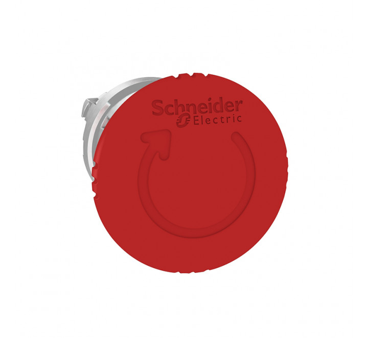 Schneider Electric Κεφαλή Μπουτόν Επείγουσας Στάσης Μανιτάρι Κόκκινo ZB4BS844
