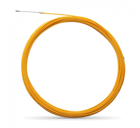 Evik Ατσαλίνα Πολυεστερική Φ5 10m Με Σταθερά Άκρα Κίτρινη ΑΚ-ΑΤ-241