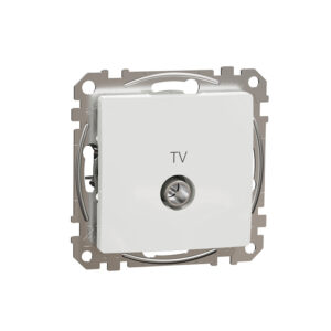 Schneider Electric Πρίζα TV 4dB Τερματική Λευκή Sedna Design SDD111471