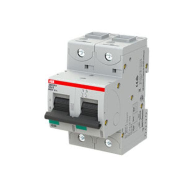 ABB Ραγοδιακόπτης Φορτίου 2P 63A 800V DC S802PV-SD63 701899