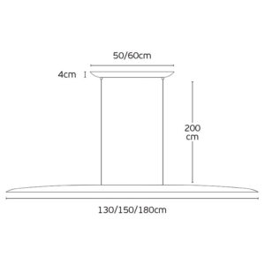 VK Leading Light Κρεμαστό Ξύλινο Φωτιστικό Led Θερμό Φως 75169-024775