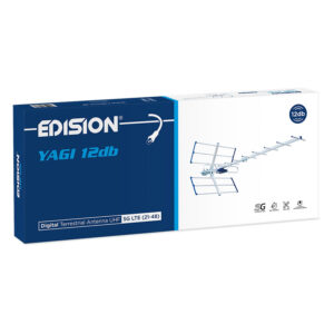 Edision Εξωτερική Κεραία Τηλεόρασης 12dB 5G Yagi 26-00-0002